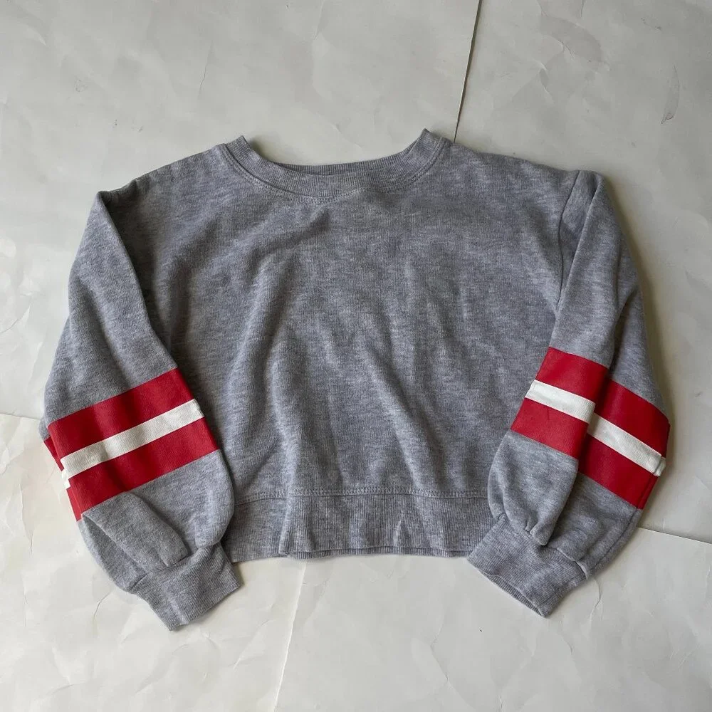 Girls Clothing Set Sweatshirt, Zip Up Hoodie and Shorts Size Small - Picture 5 of 14